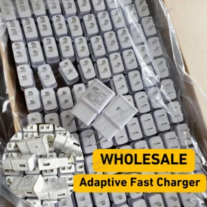 Wholesale Bulk Adaptive USB Fast Wall Charger Power Adapter Block For Samsung US - Picture 1 of 9