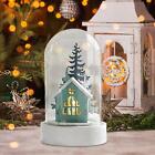 Christmas Glass Tabletop Dome Christmas Decoration For Party Bedside Room