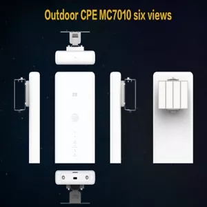 ZTE MC7010 5G CPE Outdoor Router External Antenna Sub6 5G NSA+SA Network Router - Picture 1 of 5