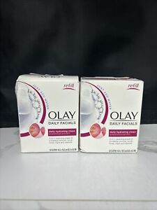 2 pack Oil of Olay Daily Facials Normal & Dry Refill 33ct each 1D