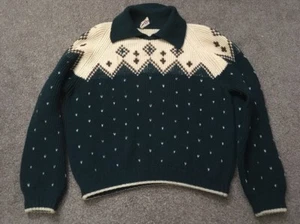 Vintage Womens Carussel Wool Sweater, Sz 42” Chest - Picture 1 of 4