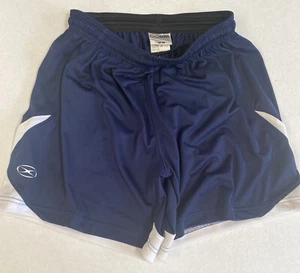 xara soccer shorts female Size M , Navy And White,new With Original Tad - Picture 1 of 9