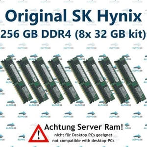 256 GB 8x 32 GB Rdimm DDR4-2133 Supermicro F628G2-FC0+F628G2-FC0PT+Server RAM - Picture 1 of 1