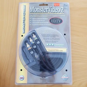 Monster Cable, Component Video Cable, 6 Ft, MV2CV-2M, BRAND NEW, Sealed. - Picture 1 of 4