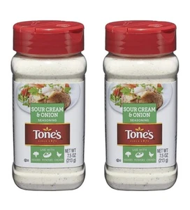 Tone's Sour Cream & Onion Seasoning Blend (7.5 oz.) PACK of 2 (4/24) - Picture 1 of 1