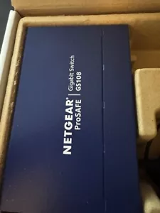GS108-400NAS Switch, 8 Ports, Unmanaged Gigabit Ethernet, Desktop / Wall, RJ45 x - Picture 1 of 2