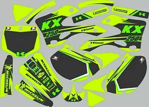 Gráficos para Kawasaki KX KX 250 KX250 1999-2002 calcomanía guardabarros cubiertas iluminador - Imagen 1 de 1