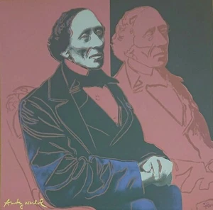 ANDY WARHOL * Hans Christian Andersen * lithograph*limited # xx/2400 CMOA signed - Bild 1 von 5