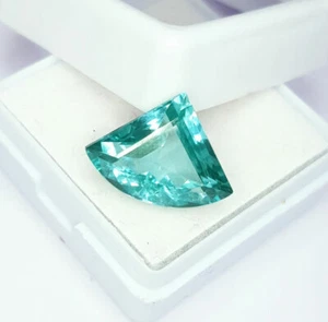 Loose Certified Gemstone 6.92 Ct Natural Green Tourmaline AAA+ Quality Fancy Gem - Picture 1 of 10