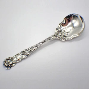 Bridal Rose Sugar Spoon Alvin Sterling Silver 1903 No Mono - Picture 1 of 5