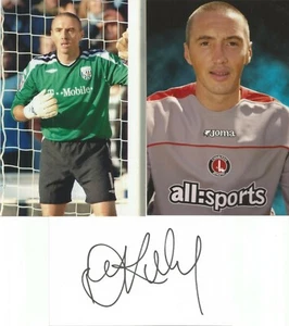 CHARLTON/WEST BROM: TARJETA BLANCA FIRMADA POR DEAN KIELY 3x5 + 2 fotos sin firmar + certificado de autenticidad - Imagen 1 de 1