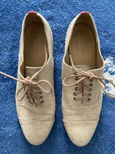 Sebago Women's Oxford Shoes Beige 7.5 - Picture 1 of 10