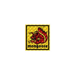 Mongoose - GOLD RED MAURICE PRISM decal - Picture 1 of 1
