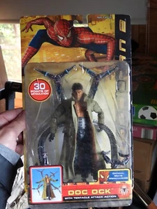 Spider-Man 2 - Doc Ock figure with Tentacle Attack Action - 2004 Unopened RARE - Picture 1 of 4