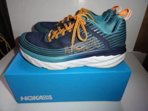 Hoka One One Bondi 6 Black Iris / Storm Blue Men's Sneakers Size 12.5" M Width - Picture 1 of 11