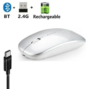 2025 Wireless Gaming Mouse Bluetooth & 2.4GHz, Ergonomic Rechargeable for PC!!!! - Picture 1 of 30