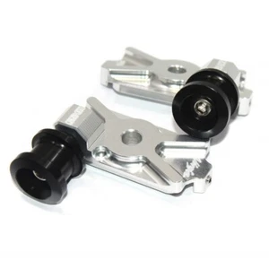 MAD-MOTO Swingarm Spools Stand Screws Slider For ninja250 ninja300 13-15 SILVER - Picture 1 of 7