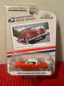Greenlight Collectables 1953 Studebaker Starliner USPS Forever Stamp Car 1/64 Sc - Picture 1 of 13