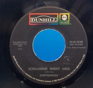 Steppenwolf 45 Screaming Night Hog / Spiritual Fantasy - NM H8 - Picture 1 of 2
