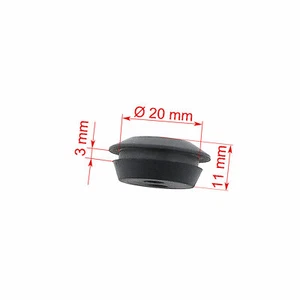 Gummidichtung Gummistopfen Tülle Tankdichtung Schlauchhalter Grommet Tank 20 mm - Picture 1 of 4
