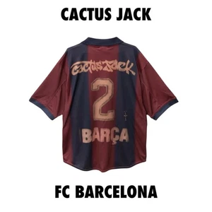 Travis Scott x Nike x FC Barcelona Retro 2000/01 Home Skeleton Trikot Größe M - Bild 1 von 2