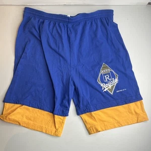 Vintage 1990s Kansas City Royals MLB Sweat Shorts Made In USA - Picture 1 of 5