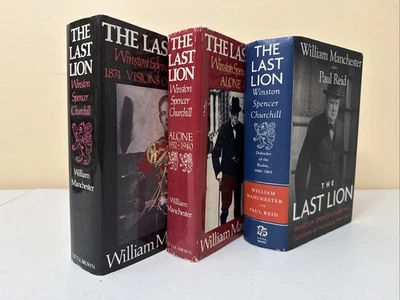 THE LAST LION - 3 Volume Set - William Manchester HARDCOVER - Winston Churchill - Imagem 1 de 4