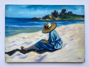 Edward Hopper Oil Painting On Canvas Signed and stamped 20 X 28 inches - Picture 1 of 8