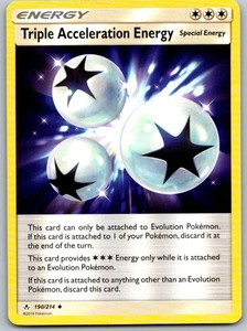 Triple Acceleration Energy 190/214 Uncommon SM - Unbroken Bonds - Picture 1 of 2