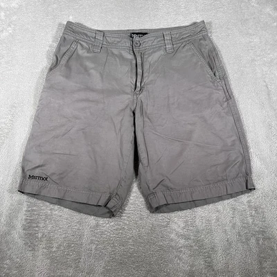 Pantalones Cortos Marmot Para Hombre 32 Gris 10" Mezcla de Nylon Senderismo Exterior Informal Bolsillo Lateral Foto 1 de 4
