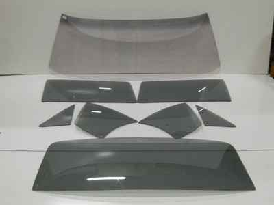 1966 1967 Chevy II Nova Glass 2dr Hardtop Porta de Ventilação para Pára-brisa Quarto Traseiro Cinza - Imagem 1 de 4