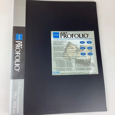 Álbum impresora digital Itoya Art Profolio 11"x14" negro 24 páginas ilustraciones y fotos Foto 1 de 3