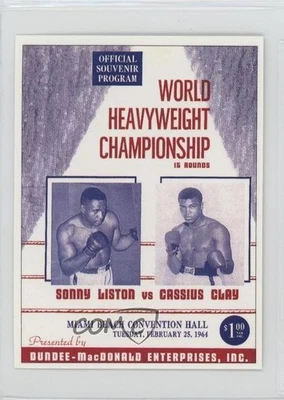 1993 Sporting Profiles The Greatest Muhammad Ali Sonny Liston Clay v Liston I #7 - Image 1 of 2