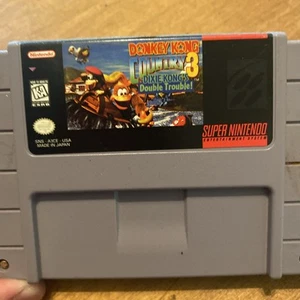 Donkey Kong Country 3 Dixie Kong's Double Trouble SNES Nintendo Cartridge Only - Picture 1 of 1