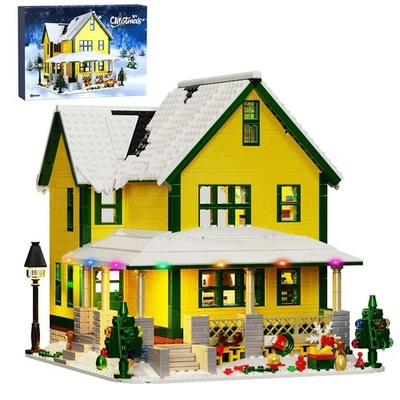 🎁 Gift-Ready! 1367PCS Christmas House Building Blocks—Light-Up Village - Image 1 of 4