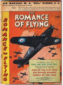 Romance of Flying WW2 Cover Billy Bishop Air Marshall Golden Age Comic Clayton - Picture 1 of 3