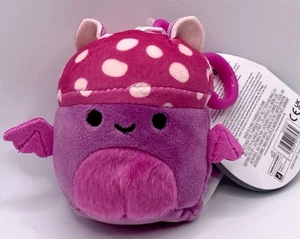 Malvaviscos Cosimo el Murciélago Champiñón Rosa y Púrpura 3" Clip-on Nuevo con Etiquetas - Imagen 1 de 5