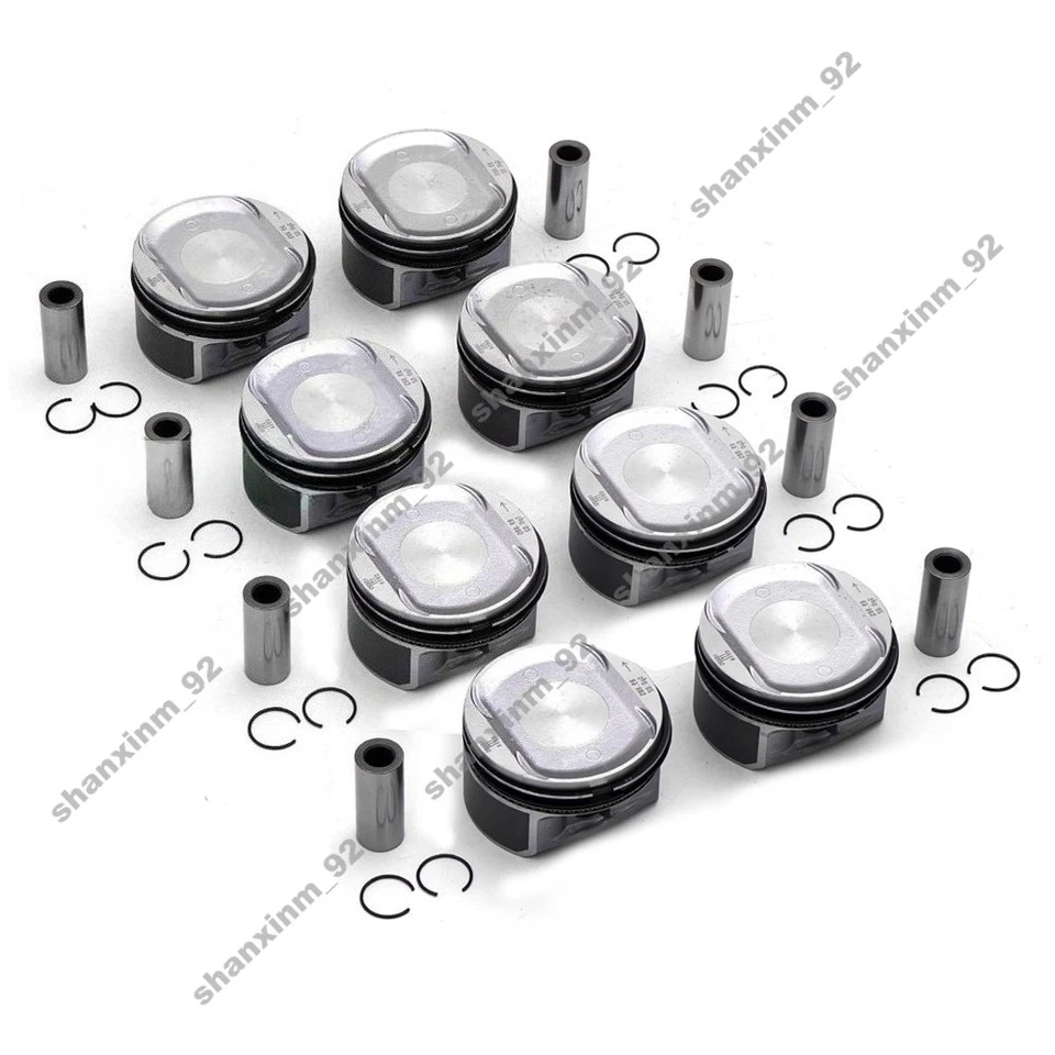 Juego de 8 pistones y anillos Φ89,9 mm para Mercedes-Benz W202 W210 S210 M113 4,3 L Foto 1 de 4