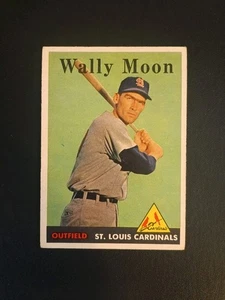 1958 Topps Set-Break #210 Wally Moon Free Shipping  - Picture 1 of 2