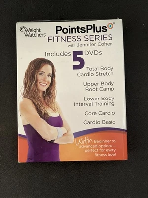 Weight Watchers Point Plus Fitness Series Jennifer Cohen, 5 DVDs, Sealed Set  - Image 1 of 4