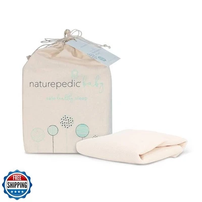 Funda Colchón Cuna Orgánica Naturepedic - Impermeable, Apta para la Piel Foto 1 de 4