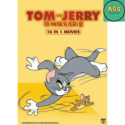 DVD Tom & Jerry Movie Collection DVD 16 Movie ENGLISH DUB FREE SHIPPING - Image 1 of 3