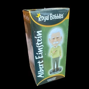 Royal Bobbles Albert Einstein Bobblehead, Figura Realista Poliresina Premium - Imagen 1 de 3