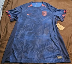 Nike USNWT 2023 Royal Blue Away Replica Fußball Trikot Herren Größe 2XL Neu mit Etikett - Bild 1 von 4
