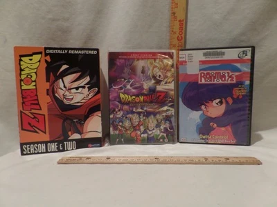 Dragon Ball Z season 1 & 2 DVD'S 74 epi; Battle of Gods-"uncut" & "Ranma 1/2" - Bild 1 von 4