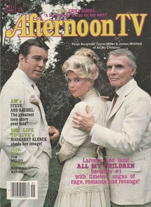 Afternoon TV Jan 1983 PETER BERGMAN-TAYLOR MILLER-JAMES MITCHELL-ALL MY CHILDREN - Picture 1 of 2