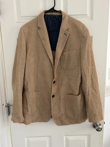 Giacca blazer Peter Millar uomo L beige velluto a coste cappotto sportivo non costruito - Foto 1 di 13