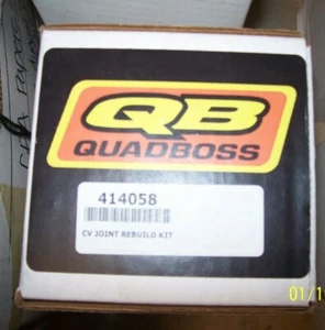 NEW QB Quadboss 414058 07-08 Yamaha 350 400 450 Grizzly 4x4 CV Axle Joint Kit - Picture 1 of 1