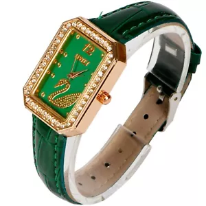Orologio da polso donna vintage casual orologi quadrante quadrato cinturino leatheride quarzo - Foto 1 di 6