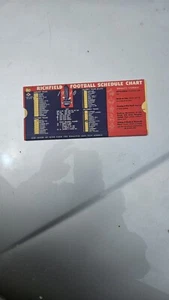 1940 RICHFIELD BENZIN Mechanical College Football Spielplan NCAA 1939 PUNKTE - Bild 1 von 6